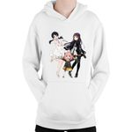 Fashion, accesorii si bijuterii - Copii - Imbracaminte copii - Pulovere si hanorace copii - Hanorac Copii Twin Star Exorcists Animekage Power, alb, marime L Copii - Infinity.ro