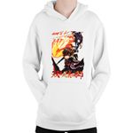 Fashion, accesorii si bijuterii - Copii - Imbracaminte copii - Pulovere si hanorace copii - Hanorac Copii Twin Star Exorcists Brother Katana Wabi Sabi, alb, marime L Copii - Infinity.ro