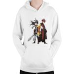 Fashion, accesorii si bijuterii - Copii - Imbracaminte copii - Pulovere si hanorace copii - Hanorac Copii Twin Star Exorcists Brothers Benio Shibui, alb, marime L Copii - Infinity.ro