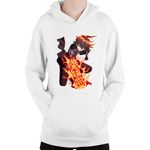 Fashion, accesorii si bijuterii - Copii - Imbracaminte copii - Pulovere si hanorace copii - Hanorac Copii Twin Star Exorcists Enmadou Dungeon Youkai, alb, marime L Copii - Infinity.ro