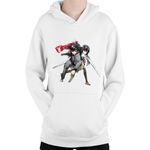 Fashion, accesorii si bijuterii - Copii - Imbracaminte copii - Pulovere si hanorace copii - Hanorac Copii Twin Star Exorcists Enmadou Fantasy Katana Love, alb, marime L Copii - Infinity.ro