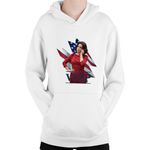 Fashion, accesorii si bijuterii - Copii - Imbracaminte copii - Pulovere si hanorace copii - Hanorac Copii Veep US Flas Gouverment First Lady, alb, marime L Copii - Infinity.ro