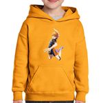 Fashion, accesorii si bijuterii - Copii - Imbracaminte copii - Pulovere si hanorace copii - Hanorac copii Volei Anime Shoyo Hinata Haikyuu Haikyu!!, negru, marime L Copii - Infinity.ro