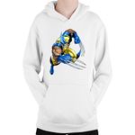 Fashion, accesorii si bijuterii - Copii - Imbracaminte copii - Pulovere si hanorace copii - Hanorac Copii Wolverine Human Mutant Roy Thomas Marvel Comics, alb, marime L Copii - Infinity.ro