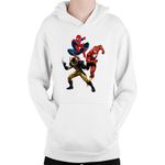 Fashion, accesorii si bijuterii - Copii - Imbracaminte copii - Pulovere si hanorace copii - Hanorac Copii Wolverine Spiderman Flash Fight Villians Super Powers, alb, marime L Copii - Infinity.ro