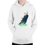 Fashion, accesorii si bijuterii - Copii - Imbracaminte copii - Pulovere si hanorace copii - Hanorac Copii World Trigger Ashihara Daisuke Mangaka Shounen, alb, marime L Copii - Infinity.ro