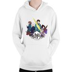 Fashion, accesorii si bijuterii - Copii - Imbracaminte copii - Pulovere si hanorace copii - Hanorac Copii World Trigger Logo Anime Sci-fi Otaku Action Shounen, alb, marime L Copii - Infinity.ro
