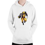 Fashion, accesorii si bijuterii - Copii - Imbracaminte copii - Pulovere si hanorace copii - Hanorac Copii X-men Superhero Scary Halloween American, alb, marime L Copii - Infinity.ro