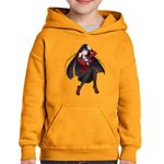Fashion, accesorii si bijuterii - Copii - Imbracaminte copii - Pulovere si hanorace copii - Hanorac copii Yumeko Jabami Kakegurui Gambling Poker, negru, marime L Copii - Infinity.ro