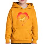 Fashion, accesorii si bijuterii - Copii - Imbracaminte copii - Pulovere si hanorace copii - Hanorac copii Ziua Indragostitilor Sailor Moon Dragobete, negru, marime L Copii - Infinity.ro
