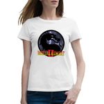 Fashion, accesorii si bijuterii - Femei - Imbracaminte femei - Tricouri si topuri femei - Tricou femei  Mortal Kombat Liu Kang Johnny Cage Logo Name, alb, marime 2XL - Infinity.ro