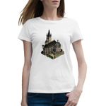 Fashion, accesorii si bijuterii - Femei - Imbracaminte femei - Tricouri si topuri femei - Tricou femei Age of Empires Catedrala Biserica The Forgotten Mod, alb, marime 2XL - Infinity.ro