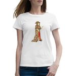 Fashion, accesorii si bijuterii - Femei - Imbracaminte femei - Tricouri si topuri femei - Tricou femei Age of Empires Evul Mediu Costum Nobil, alb, marime 2XL - Infinity.ro