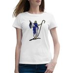 Fashion, accesorii si bijuterii - Femei - Imbracaminte femei - Tricouri si topuri femei - Tricou femei Age of Empires Moise Profet Biblie, alb, marime 2XL - Infinity.ro