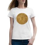 Fashion, accesorii si bijuterii - Femei - Imbracaminte femei - Tricouri si topuri femei - Tricou femei Age of Empires Moneda Ev Mediu Imperiu Bizantin, alb, marime 2XL - Infinity.ro