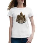 Fashion, accesorii si bijuterii - Femei - Imbracaminte femei - Tricouri si topuri femei - Tricou femei Age of Empires Rise of Rajas Prambanan Cladire Asia Templu, alb, marime 2XL - Infinity.ro