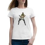 Fashion, accesorii si bijuterii - Femei - Imbracaminte femei - Tricouri si topuri femei - Tricou femei Apex Legends Master Killer Champion, alb, marime 2XL - Infinity.ro