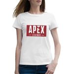 Fashion, accesorii si bijuterii - Femei - Imbracaminte femei - Tricouri si topuri femei - Tricou femei Apex Legends Logo Emblem Rebel Gamer, alb, marime 2XL - Infinity.ro