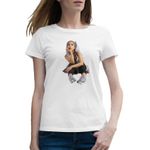 Fashion, accesorii si bijuterii - Femei - Imbracaminte femei - Tricouri si topuri femei - Tricou femei Ariana Grande Thank U Next Merch, alb, marime 2XL - Infinity.ro