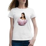 Fashion, accesorii si bijuterii - Femei - Imbracaminte femei - Tricouri si topuri femei - Tricou femei Ariana Grande The Honeymoon Tour Merch, alb, marime 2XL - Infinity.ro