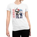 Fashion, accesorii si bijuterii - Femei - Imbracaminte femei - Tricouri si topuri femei - Tricou Femei Assassination Classroom Desene Anime, alb,  marime 2XL - Infinity.ro
