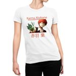 Fashion, accesorii si bijuterii - Femei - Imbracaminte femei - Tricouri si topuri femei - Tricou Femei Assassination Classroom Karma Akabane AnimeAddicts, alb,  marime 2XL - Infinity.ro