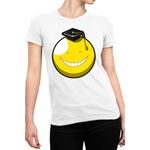 Fashion, accesorii si bijuterii - Femei - Imbracaminte femei - Tricouri si topuri femei - Tricou Femei Assassination Classroom Koro Sensei Alien Octopus, alb,  marime 2XL - Infinity.ro