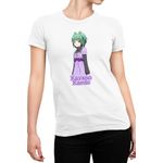 Fashion, accesorii si bijuterii - Femei - Imbracaminte femei - Tricouri si topuri femei - Tricou Femei Assassination Classroom Ninja Otaku Japan, alb,  marime 2XL - Infinity.ro