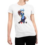 Fashion, accesorii si bijuterii - Femei - Imbracaminte femei - Tricouri si topuri femei - Tricou Femei Assassination Classroom Shiota Nagisa Desene Animate, alb,  marime 2XL - Infinity.ro