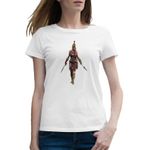 Fashion, accesorii si bijuterii - Femei - Imbracaminte femei - Tricouri si topuri femei - Tricou femei Assassin's Creed Odyssey Sparta, alb, marime 2XL - Infinity.ro