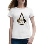 Fashion, accesorii si bijuterii - Femei - Imbracaminte femei - Tricouri si topuri femei - Tricou femei Assassin's Creed Odyssey Syndicate, alb, marime 2XL - Infinity.ro