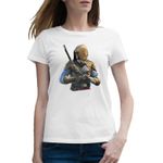 Fashion, accesorii si bijuterii - Femei - Imbracaminte femei - Tricouri si topuri femei - Tricou femei Assassin's Creed Unity Legend Gamer, alb, marime 2XL - Infinity.ro