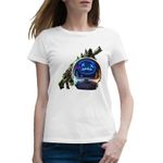 Fashion, accesorii si bijuterii - Femei - Imbracaminte femei - Tricouri si topuri femei - Tricou femei Astro Jack Fortnite Rifle Epic Item, alb, marime 2XL - Infinity.ro