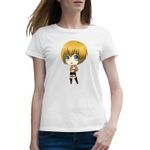 Fashion, accesorii si bijuterii - Femei - Imbracaminte femei - Tricouri si topuri femei - Tricou femei Attack on Titan Armin Arlert Anime Manga, alb, marime 2XL - Infinity.ro
