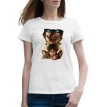 Fashion, accesorii si bijuterii - Femei - Imbracaminte femei - Tricouri si topuri femei - Tricou femei Attack on Titan Eren Anime Manga Artist, alb, marime 2XL - Infinity.ro