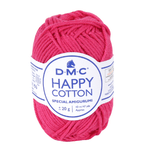 Casa si Gradina - Decoratiuni - DIY - Articole mercerie - Fir textil Happy Cotton DMC, pentru crosetat, tricotat si amigurumi, 20g/43m, 755 - mini ghem - Infinity.ro