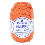Casa si Gradina - Decoratiuni - DIY - Articole mercerie - Fir textil Happy Cotton DMC, pentru crosetat, tricotat si amigurumi, 20g/43m, 753 - mini ghem - Infinity.ro