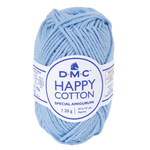 Casa si Gradina - Decoratiuni - DIY - Articole mercerie - Fir textil Happy Cotton DMC, pentru crosetat, tricotat si amigurumi, 20g/43m, 751 - mini ghem - Infinity.ro