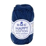 Casa si Gradina - Decoratiuni - DIY - Articole mercerie - Fir textil Happy Cotton DMC, pentru crosetat, tricotat si amigurumi, 20g/43m, 758 - mini ghem - Infinity.ro