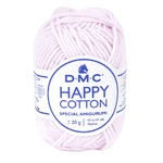 Casa si Gradina - Decoratiuni - DIY - Articole mercerie - Fir textil Happy Cotton DMC, pentru crosetat, tricotat si amigurumi, 20g/43m, 766 - mini ghem - Infinity.ro