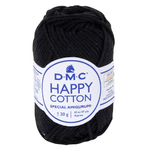 Casa si Gradina - Decoratiuni - DIY - Articole mercerie - Fir textil Happy Cotton DMC, pentru crosetat, tricotat si amigurumi, 20g/43m, 775 - mini ghem - Infinity.ro