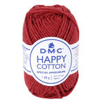 Casa si Gradina - Decoratiuni - DIY - Articole mercerie - Fir textil Happy Cotton DMC, pentru crosetat, tricotat si amigurumi, 20g/43m, 791 - mini ghem - Infinity.ro