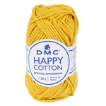 Casa si Gradina - Decoratiuni - DIY - Articole mercerie - Fir textil Happy Cotton DMC, pentru crosetat, tricotat si amigurumi, 20g/43m, 794 - mini ghem - Infinity.ro