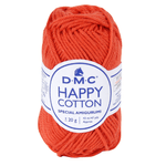 Casa si Gradina - Decoratiuni - DIY - Articole mercerie - Fir textil Happy Cotton DMC, pentru crosetat, tricotat si amigurumi, 20g/43m, 790 - mini ghem - Infinity.ro
