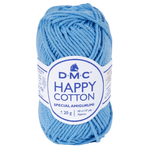 Casa si Gradina - Decoratiuni - DIY - Articole mercerie - Fir textil Happy Cotton DMC, pentru crosetat, tricotat si amigurumi, 20g/43m, 797 - mini ghem - Infinity.ro