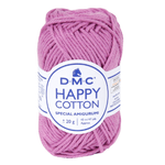 Casa si Gradina - Decoratiuni - DIY - Articole mercerie - Fir textil Happy Cotton DMC, pentru crosetat, tricotat si amigurumi, 20g/43m, 795 - mini ghem - Infinity.ro