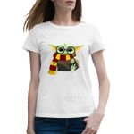 Fashion, accesorii si bijuterii - Femei - Imbracaminte femei - Tricouri si topuri femei - Tricou femei Baby Yoda Harry Potter Cute, alb, marime 2XL - Infinity.ro