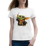 Fashion, accesorii si bijuterii - Femei - Imbracaminte femei - Tricouri si topuri femei - Tricou femei Baby Yoda Harry Potter Magic, alb, marime 2XL - Infinity.ro