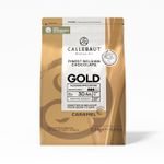 Market - Bacanie - Dulciuri - Ciocolata - Ciocolata banuti fulgi ciocolata alba caramel gold Barry Callebaut ciocolata , min 30.4% unt de cacao 2.5 kg - Infinity.ro