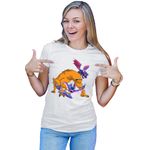 Fashion, accesorii si bijuterii - Femei - Imbracaminte femei - Tricouri si topuri femei - Tricou Femei Ben10 Clash Royale Clash of Clans Bat Dragon Alien, alb,  marime 2XL - Infinity.ro